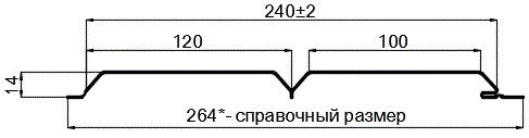 Фото: Софит Lбрус-15х240 (VikingMP-01-8017-0.45) в Домодедово