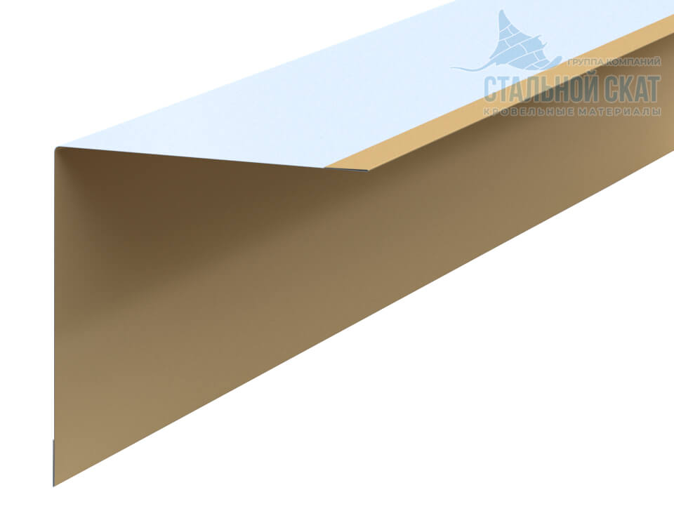Планка угла внутреннего 75х75х3000 NormanMP (ПЭ-01-1014-0.5) в Домодедово