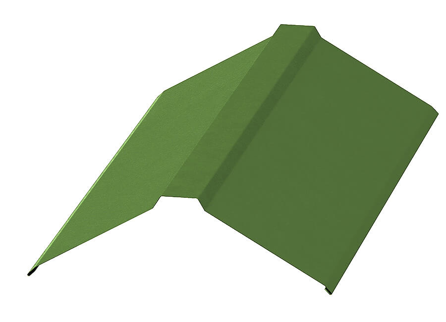 Планка конька плоского 120х120х2000 NormanMP (ПЭ-01-6018-0.5)