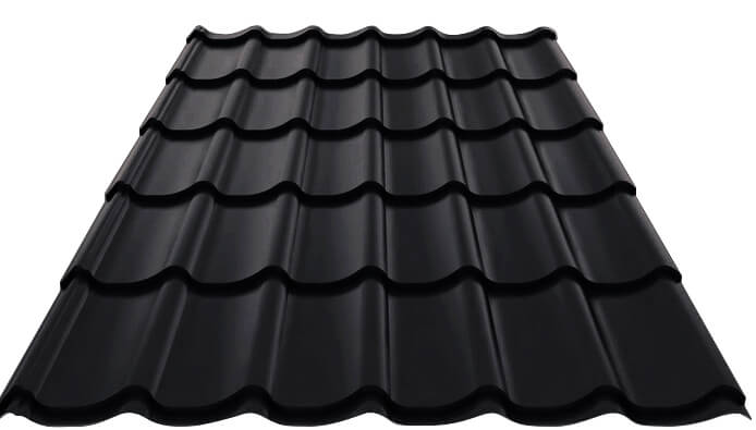 Металлочерепица МП Ламонтерра-X (VikingMP E-20-9005-0.5)