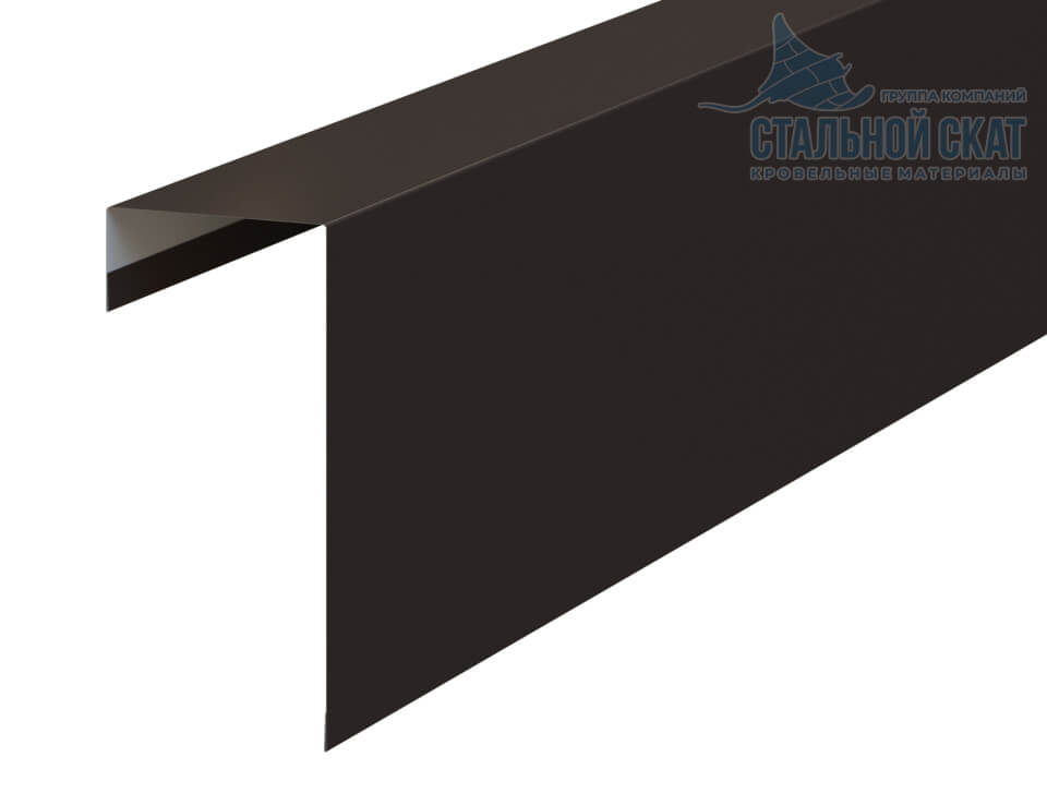 Планка торцевая фасадная FASTCLICK 139х65х3000 (PURETAN-20-RR32-0.5)