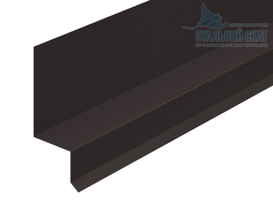 Планка отлива верхнего FASTCLICK 35х25х3000 (PURETAN-20-RR32-0.5)