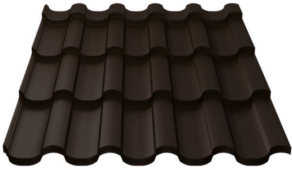 Металлочерепица МП Монтекристо-S (PURETAN-20-RR32-0.5)