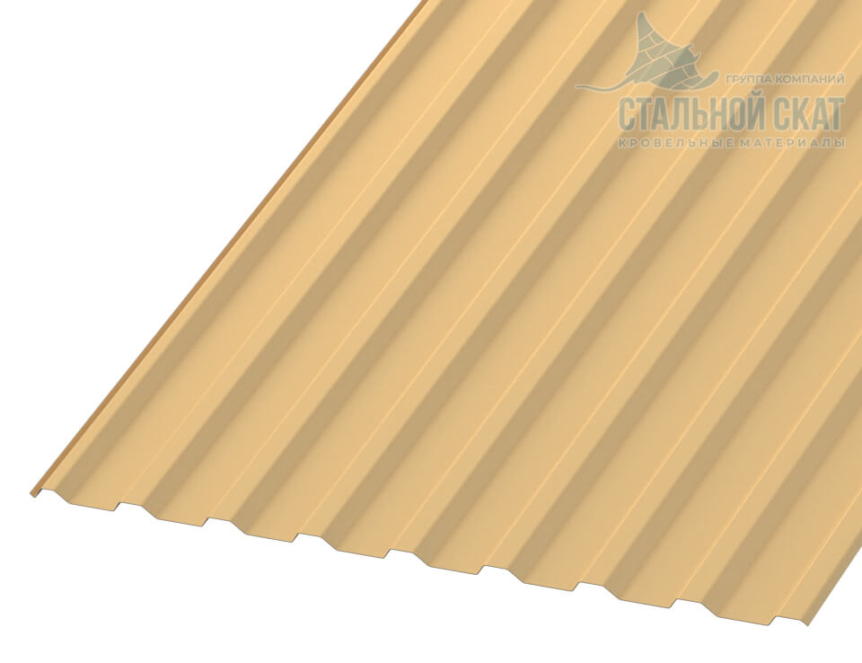 Профнастил МП20 х 1100 - R (ПЭ-01-1015-0.7)