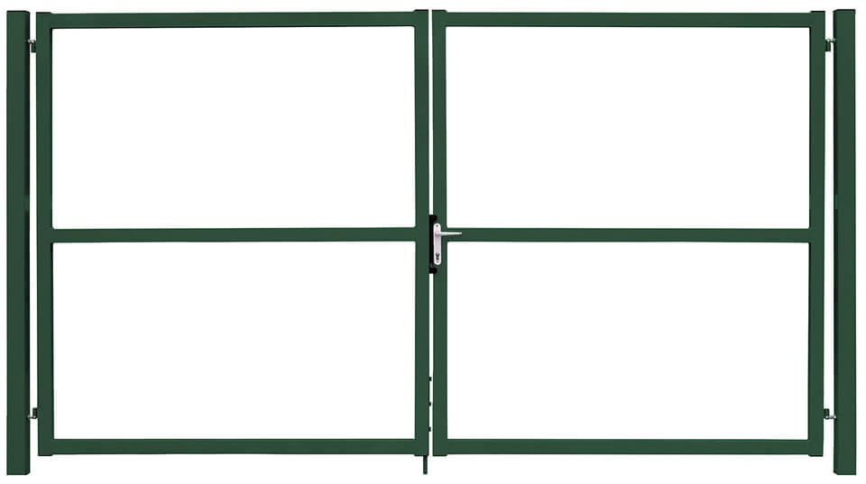 Ворота Colority Zinc Lock 1,5х3,5 RAL 6005