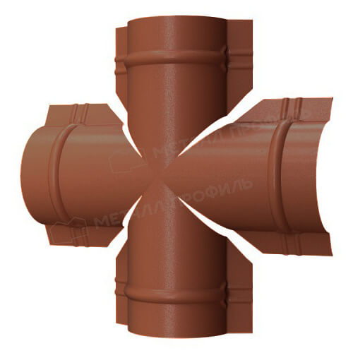 Четверник для круглого конька R110 NormanMP (ПЭ-01-8004-0.5)