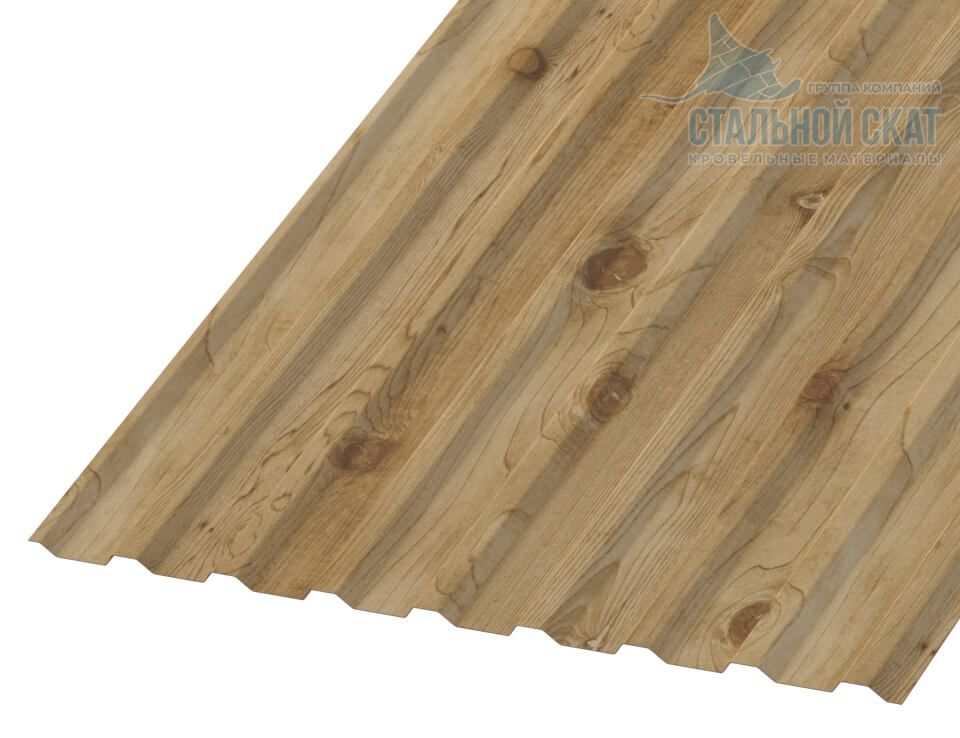 Профнастил МП20 х 1100 - B (ECOSTEEL_MA-01-Сосна-0.5)