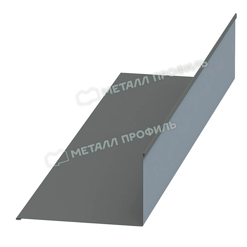 Планка примыкания верхняя 140х90х2000 (ПЭ-01-7005-0.45)