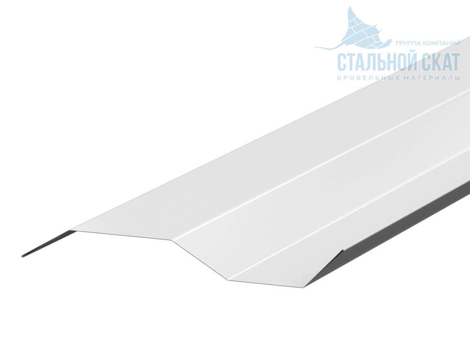 Планка примыкания в накладку 77х2000 (PURMAN-20-9010-0.5)
