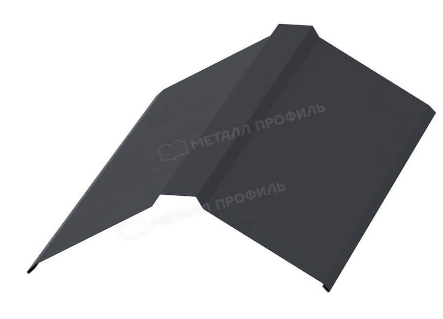 Планка конька плоского 120х120х2000 (PureTech_Mat-20-7024-0.5)