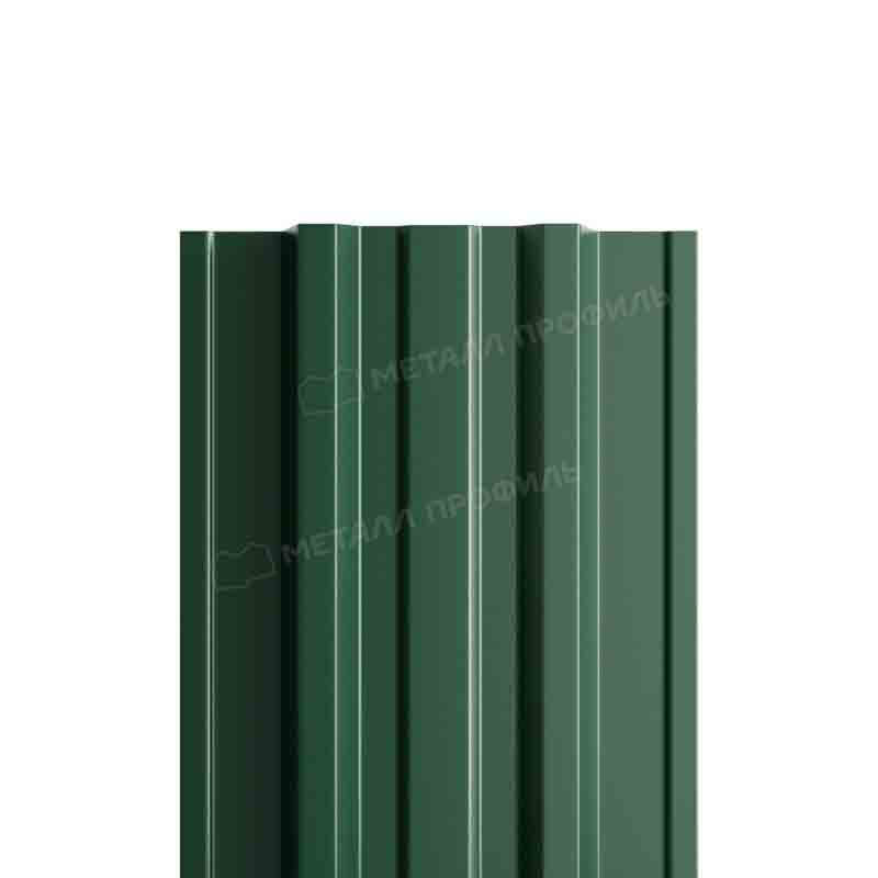 Штакетник металлический МП TRAPEZE-T 16,5х118 Двусторонний (ПЭД-01-6005\6005-0.45).